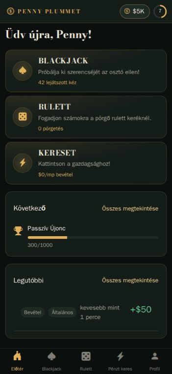 Lobby in Hungarian on a phone