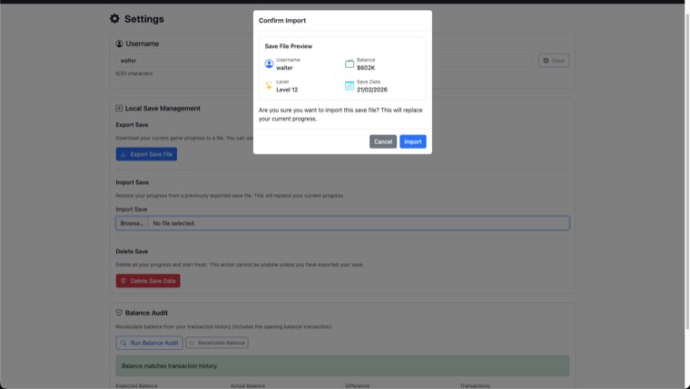 Penny Plummet save import flow